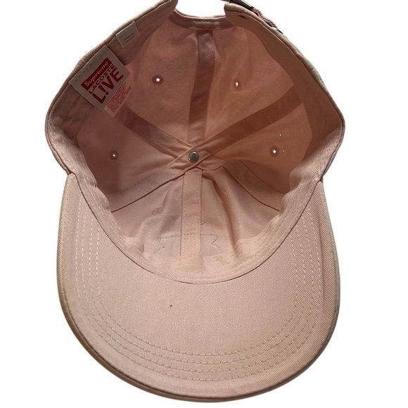 Supreme x Lacoste Pink 6-Panel Cap Unisex Adjustable Strapback Hat - Picture 9 of 12